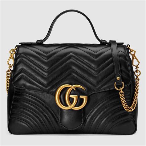 gucci black handbags.